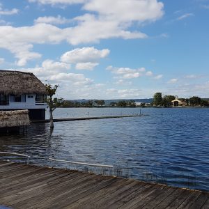 Flores; the party town on a lake