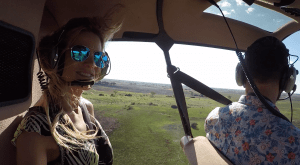 Rachel from Round the World Rachel flying over the Okavango Delta, Botswana