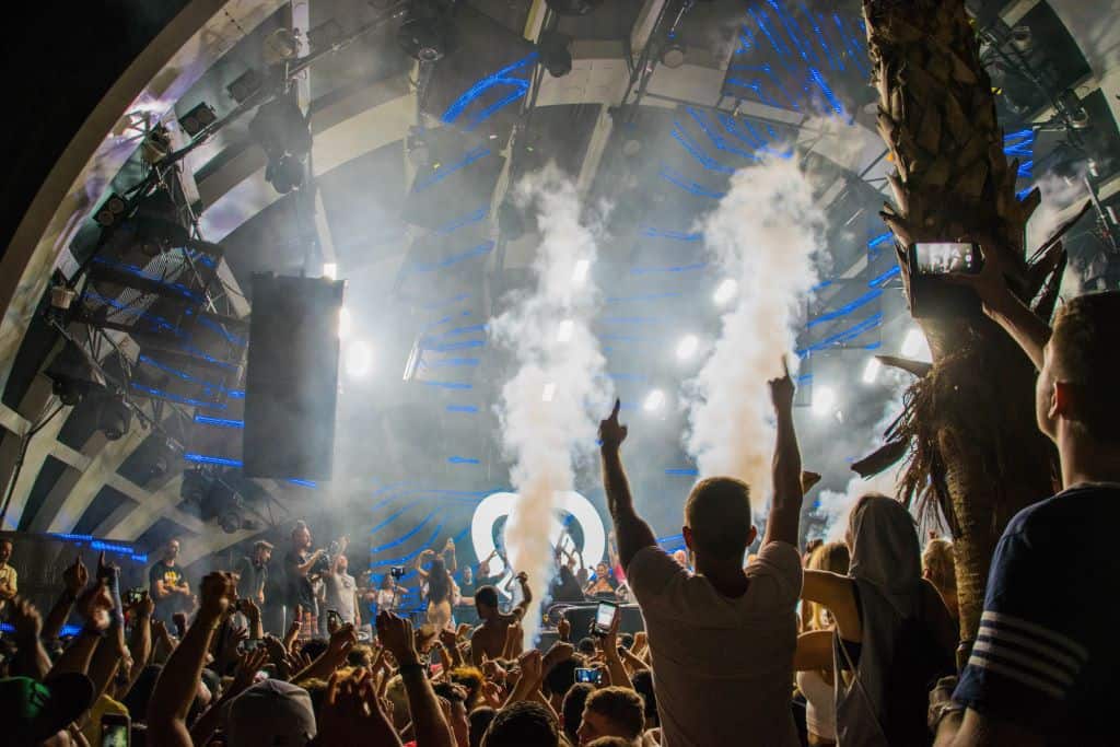 Performers on stage at Sonus festival in Croatia, courtesy of Adeventures n Sunsets